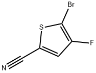 2-Thiophenecarbonitrile, 5-bromo-4-fluoro-|5-溴-4-氟噻吩-2-腈