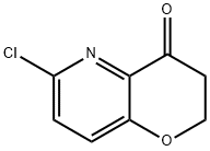 6-氯-2,3-二氢-4H-吡喃并[3,2-B]吡啶-4-酮 结构式