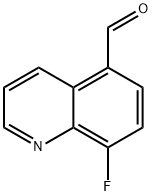 5-Quinolinecarboxaldehyde, 8-fluoro- Struktur