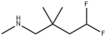 4,4-difluoro-N,2,2-trimethylbutan-1-amine Structure