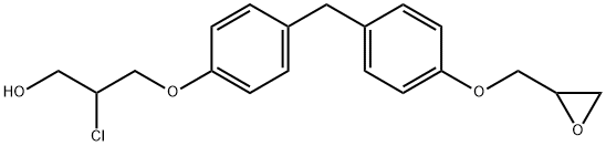 Bisphenol F Glycidyl (2-Chloro-1-propanol) Ether,194672-61-2,结构式