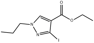 ethyl 3-iodo-1-propyl-1H-pyrazole-4-carboxylate Structure