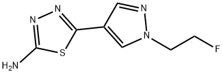 1946812-88-9 5-[1-(2-fluoroethyl)-1H-pyrazol-4-yl]-1,3,4-thiadiazol-2-amine