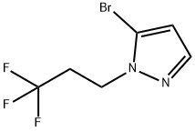 5-bromo-1-(3,3,3-trifluoropropyl)-1H-pyrazole 结构式