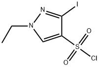 1-ethyl-3-iodo-1H-pyrazole-4-sulfonyl chloride,1946822-41-8,结构式