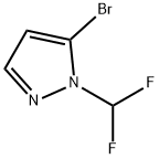 5-bromo-1-(difluoromethyl)-1H-pyrazole Structure