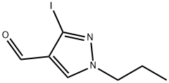 3-iodo-1-propyl-1H-pyrazole-4-carbaldehyde Struktur