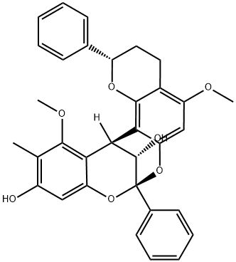 Dracoflavan B2 Struktur