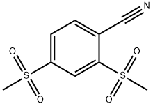 2,4-Dimethanesulfonylbenzonitrile,1951441-77-2,结构式