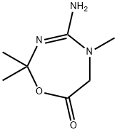 4-Amino-5,6-dihydro-2,2,5-trimethyl-1,3,5-oxadiazepin-7(2H)-one hydrochloride Structure