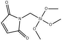 1H-Pyrrole-2,5-dione, 1-[(trimethoxysilyl)methyl]- Struktur