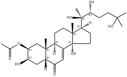 エクジソン-2-アセタート, Β- 化学構造式