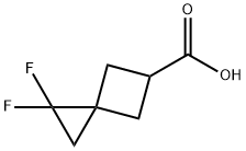 1,1-Difluorospiro[2.3]hexane-5-carboxylic acid Struktur