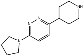 Pyridazine, 3-(4-piperidinyl)-6-(1-pyrrolidinyl)-|3-(哌啶-4-基)-6-(吡咯烷-1-基)哒嗪