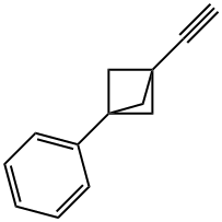 Bicyclo[1.1.1]pentane, 1-ethynyl-3-phenyl- Struktur