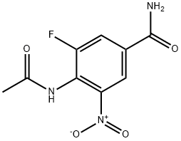 4-acetamido-3-fluoro-5-nitrobenzamide,1955530-53-6,结构式