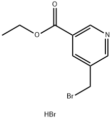 Ethyl 5-(bromomethyl)nicotinate hydrobromide 结构式