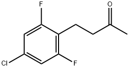 2-Butanone, 4-(4-chloro-2,6-difluorophenyl)- 结构式