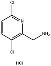 (3,6-Dichloropyridin-2-yl)methanamine hydrochloride,1956310-00-1,结构式