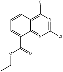 8-Quinazolinecarboxylic acid, 2,4-dichloro-, ethyl ester,1956319-24-6,结构式