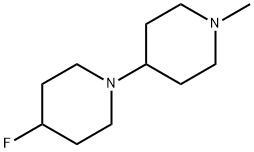 1,4'-Bipiperidine, 4-fluoro-1'-methyl- Structure