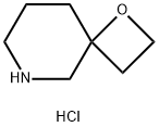 1-Oxa-6-azaspiro[3.5]nonane, hydrochloride (1:1) Struktur