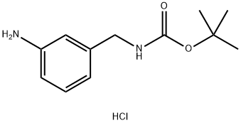 tert-Butyl 3-aminobenzylcarbamate hydrochloride Structure