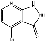 3H-Pyrazolo[3,4-b]pyridin-3-one, 4-bromo-1,2-dihydro- Struktur