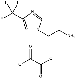 1H-Imidazole-1-ethanamine, 4-(trifluoromethyl)-, ethanedioate (1:1) Structure