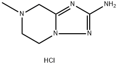 7-Methyl-5,6,7,8-tetrahydro-[1,2,4]triazolo[1,5-a]pyrazin-2-amine hydrochloride Structure