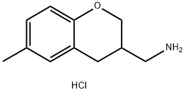 (6-Methylchroman-3-yl)methanamine hydrochloride 结构式