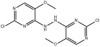 1,2-Bis(2-chloro-5-methoxypyrimidin -4-yl)hydrazine Struktur