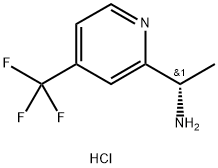 (S)-1-(4-(Trifluoromethyl)pyridin-2-yl)ethanamine hydrochloride Structure