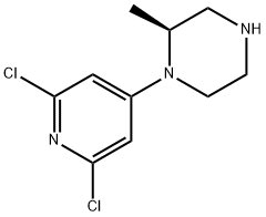Piperazine, 1-(2,6-dichloro-4-pyridinyl)-2-methyl-, (2S)- 结构式
