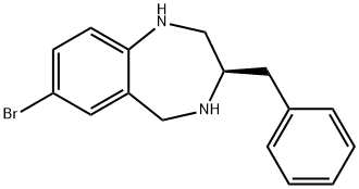 (R)-3-苯甲基-7-溴-2,3,4,5-四氢-1H-苯并[E][1,4]二氮杂卓,195984-33-9,结构式