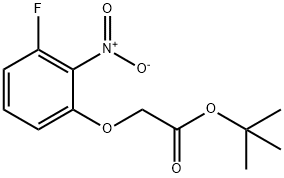 tert-Butyl 2-(3-fluoro-2-nitrophenoxy)acetate Struktur