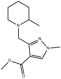 1975118-77-4 methyl 1-methyl-3-[(2-methylpiperidin-1-yl)methyl]-1H-pyrazole-4-carboxylate