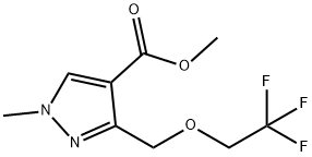 methyl 1-methyl-3-[(2,2,2-trifluoroethoxy)methyl]-1H-pyrazole-4-carboxylate|