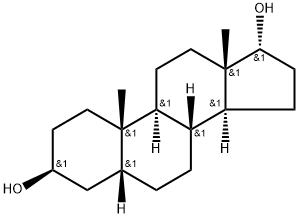 5Β-雄烷-3Α,17Β-二醇, 19767-69-2, 结构式