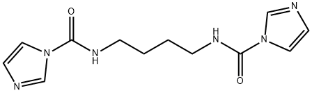 1H-Imidazole-1-carboxamide, N,N'-1,4-butanediylbis- 化学構造式