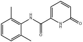 2-Pyridinecarboxamide, N-(2,6-dimethylphenyl)-1,6-dihydro-6-oxo- Struktur