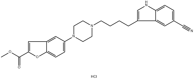 Vilazodone Methyl Ester Hydrochloride Structure