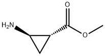 (1R,2R)-2-氨基环丙烷甲酸甲酯 结构式