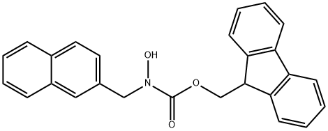 Carbamic acid, hydroxy(2-naphthalenylmethyl)-, 9H-fluoren-9-ylmethyl ester (9CI)|(9H-芴-9-基)甲基羟基(萘-2-基甲基)氨基甲酸酯