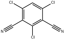 1,3-Benzenedicarbonitrile, 2,4,6-trichloro- Struktur