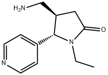 RAC-(4R,5S)-4-(氨基甲基)-1-乙基-5-(吡啶-4-基)吡咯烷-2-酮,1989638-20-1,结构式