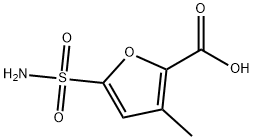 3-甲基-5-磺酰呋喃-2-羧酸, 1989671-59-1, 结构式