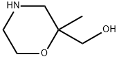 2-Morpholinemethanol, 2-methyl- 化学構造式