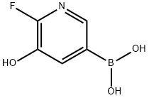(6-Fluoro-5-hydroxypyridin-3-yl)boronic acid Structure