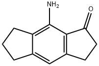 s-Indacen-1(2H)-one, 8-amino-3,5,6,7-tetrahydro- Struktur